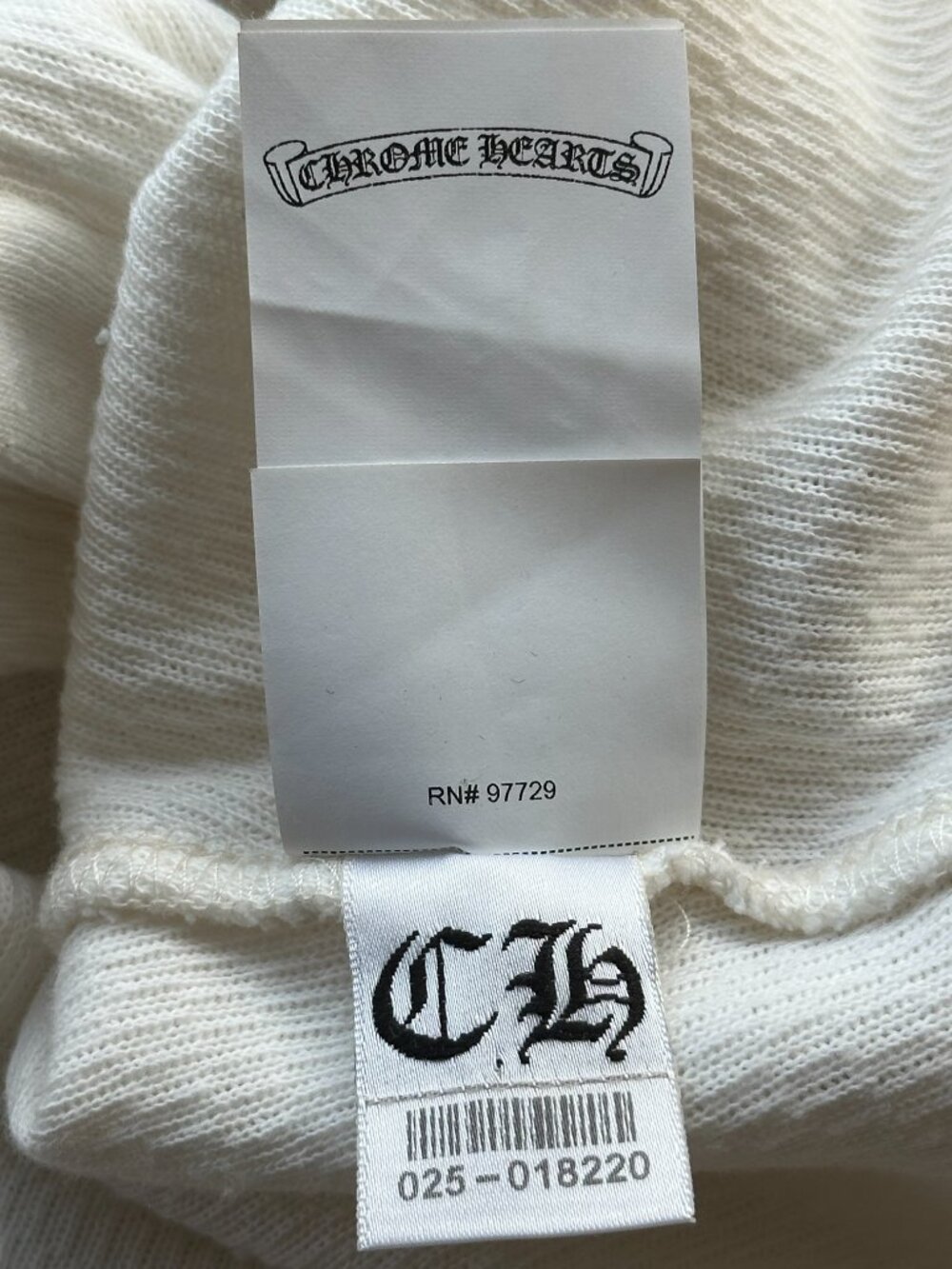 Chrome Hearts White Cross Patch Waffle Thermal Pants - Picture 7 of 8